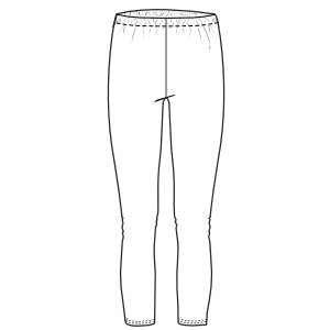 Moldes de confeccion para DAMA Pantalones Calza 671